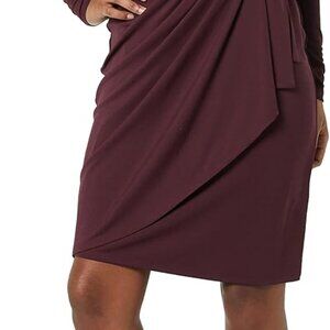 Comfortable Plus Size Women's Wrap Dress - Soft Jersey and Flattering Design